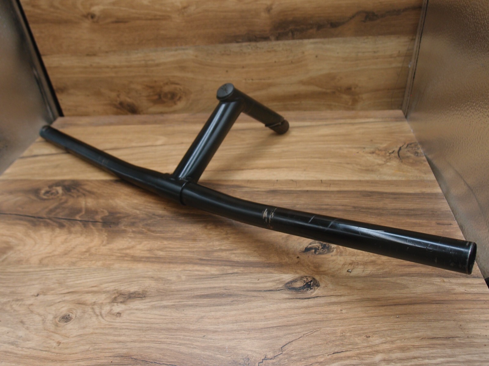 MTB steel CRMO flat handlebar A&I+ CRMO quill stem A&I 22.2 mm 1990’s