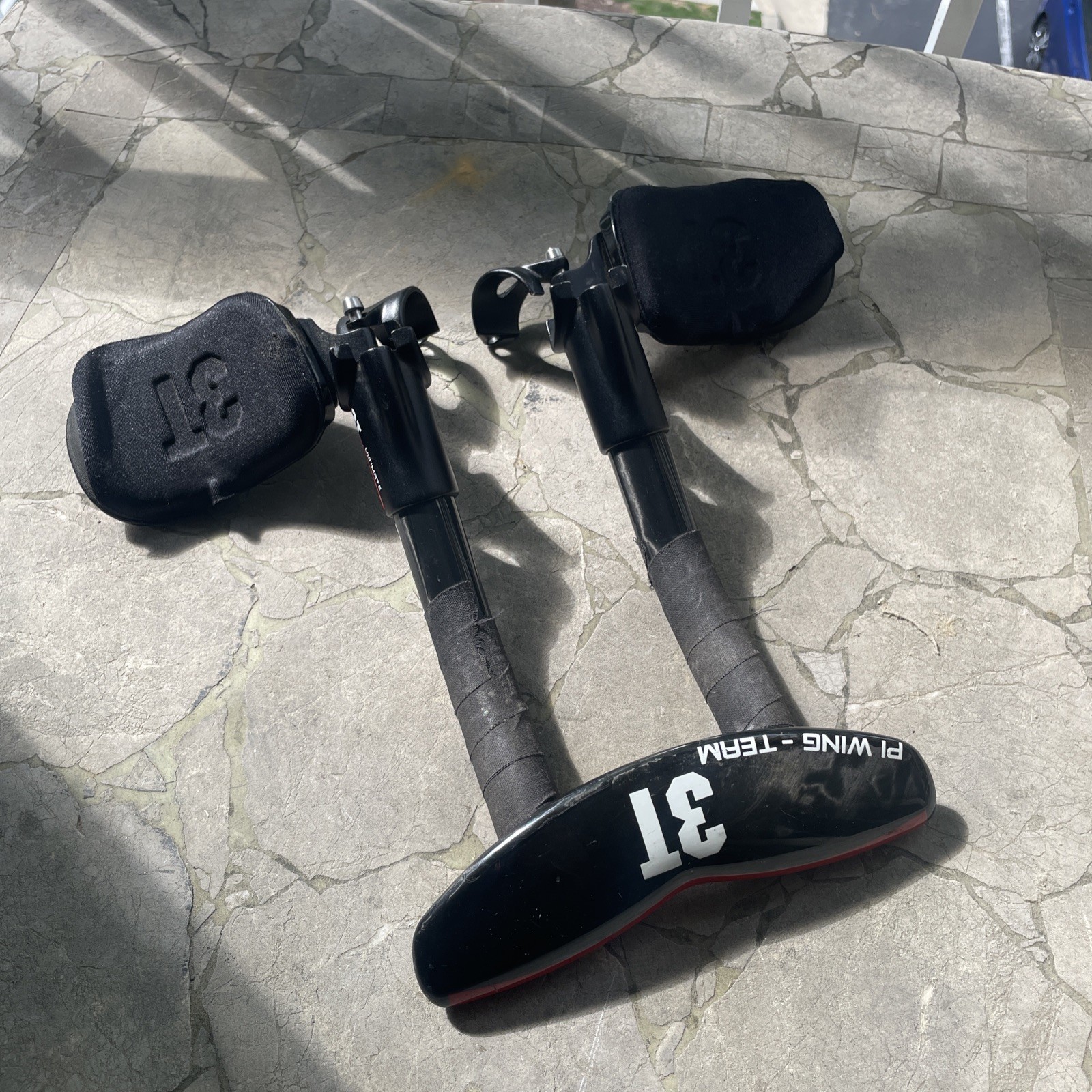 3T Pi WING Short Carbon Fiber Aerobar for Aero Bullhorn or ZEFIRO Handlebar 22.2