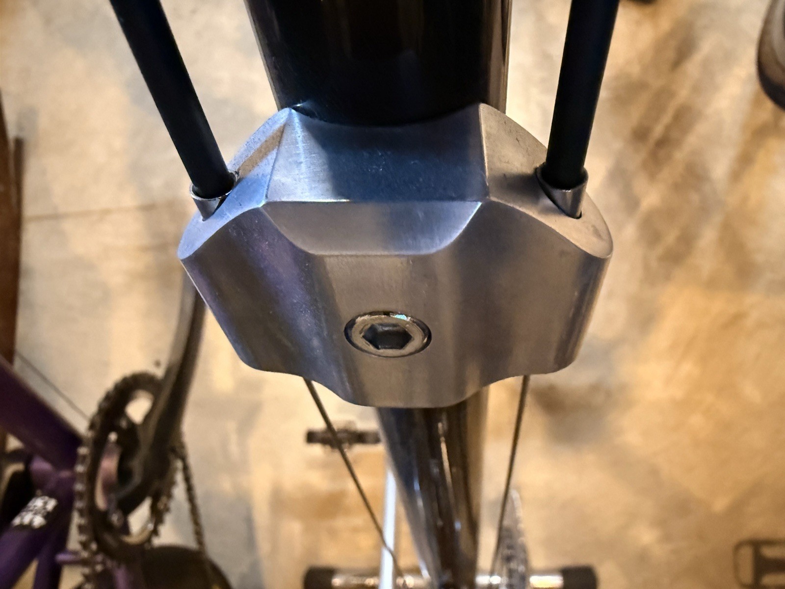 Suntour Symmetrical Shifter Custom CNC Downtube Cable Stop