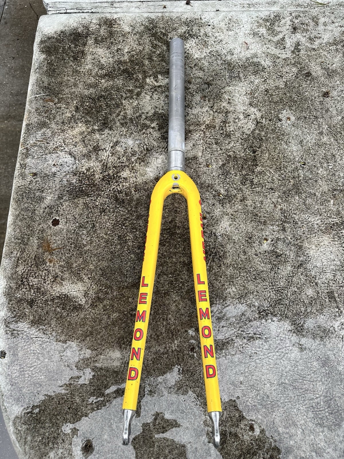 Greg Lemond Air Rail Bicycle Fork Carbon/Aluminum 280mm Steer Tube