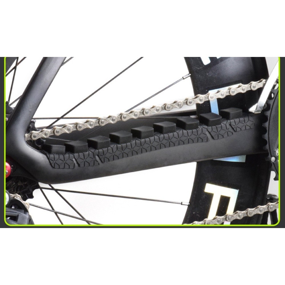 Silicone Waterproof Chainstay Protector Pad for Bicycle Frame For Road Bike Use