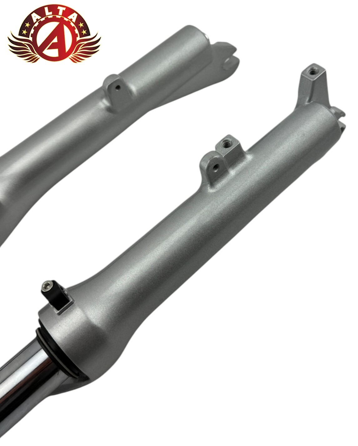 ALTA 20″ Bicycle Suspension 1 Inch Threaded ALLOY DISK Brake Fork CHROME.