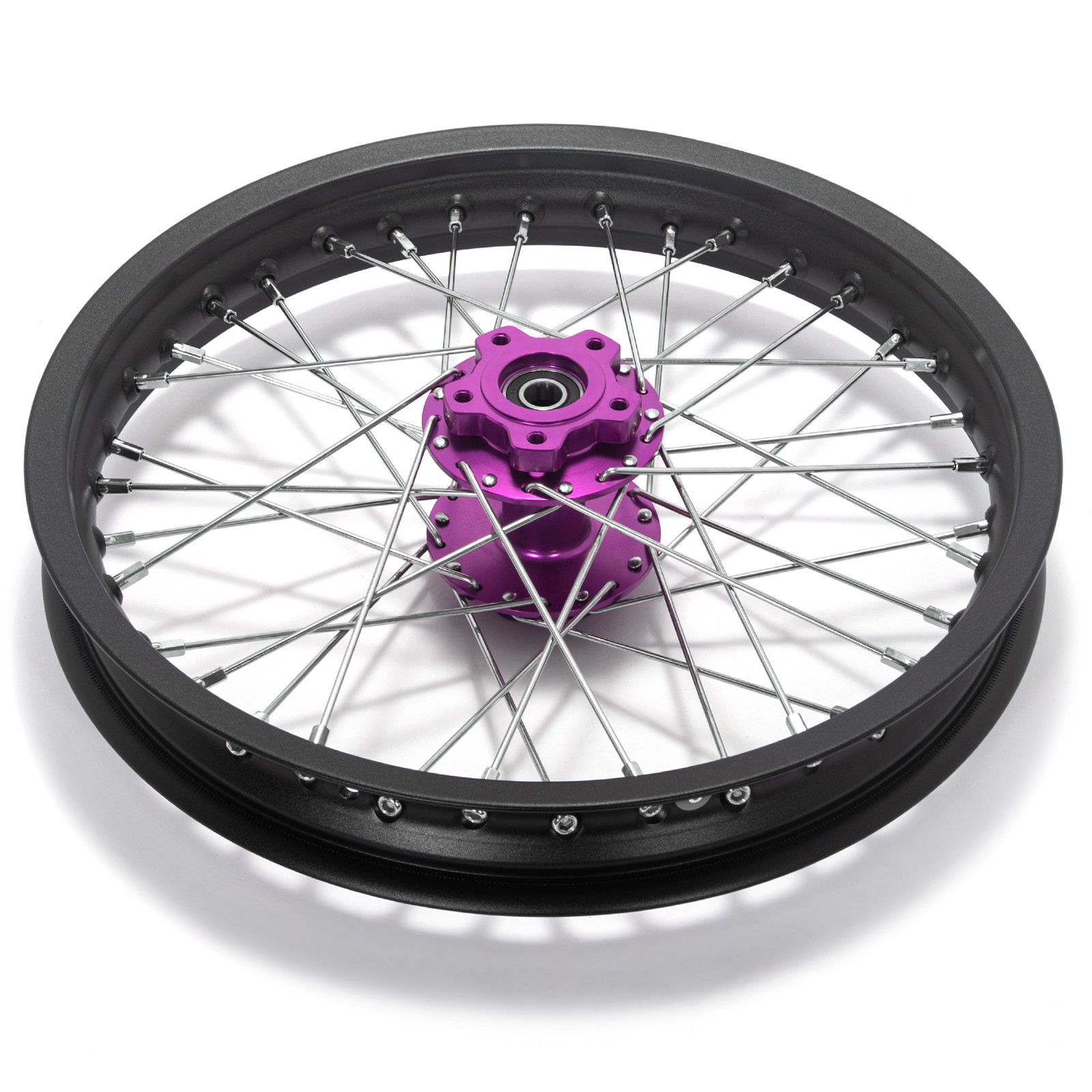 TARAZON 16″x1.85 Spoked Rear Wheel Purple Hub For SurRon Light Bee LBX Dirt Bike