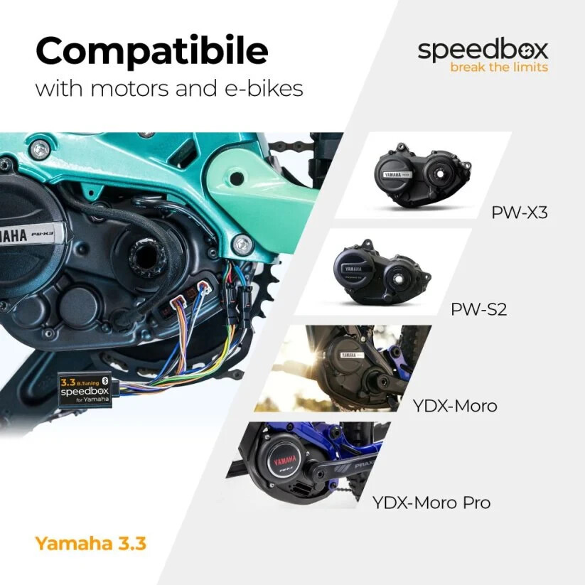 SpeedBox 3.1 Tuning Kit for Yamaha PW-X3 and PW-S2 Free Shipping Worldwide