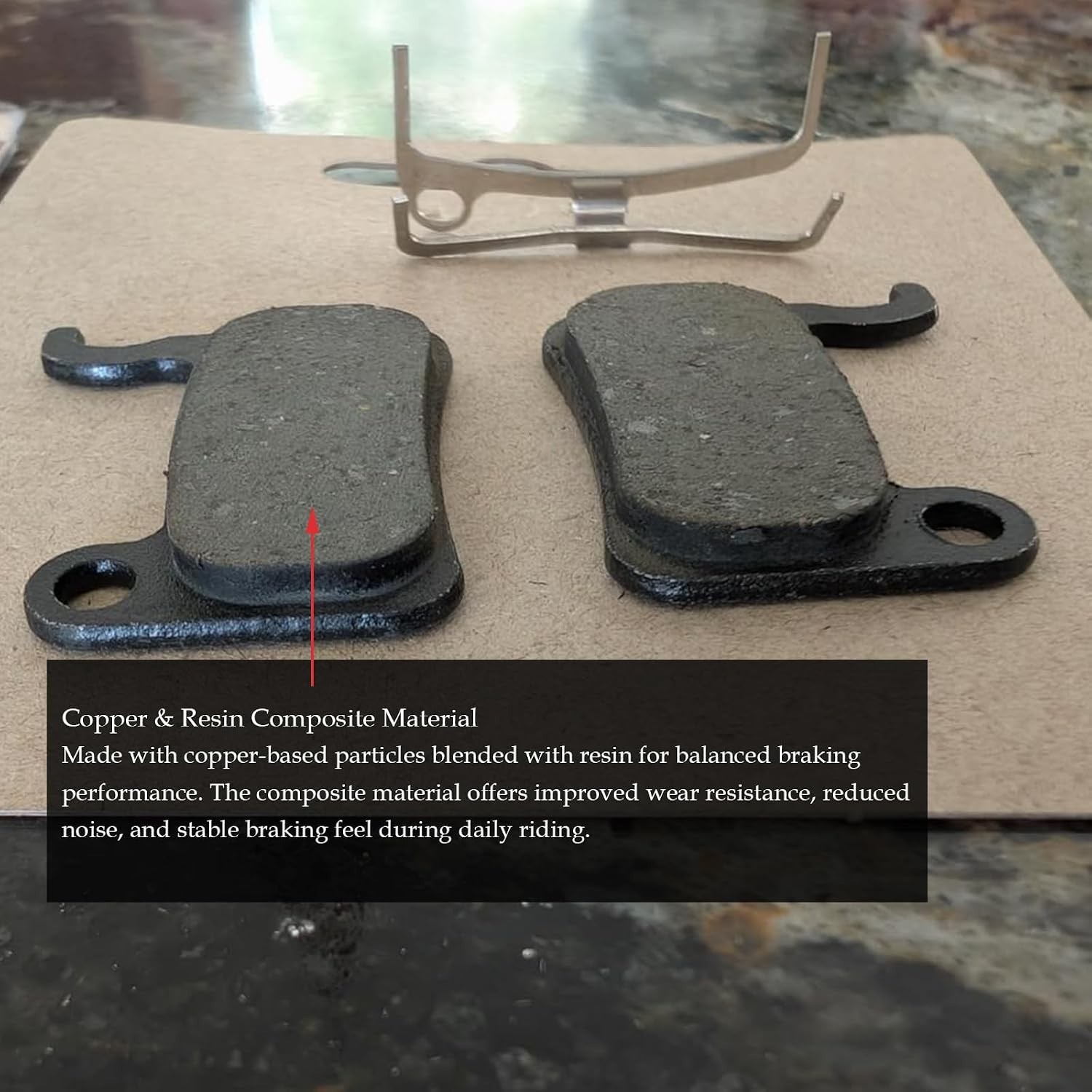 Zoom Semi-Metallic Disc Brake Pads for Zoom HB-775E/HB-875E/HB-100 | Fits Shi…