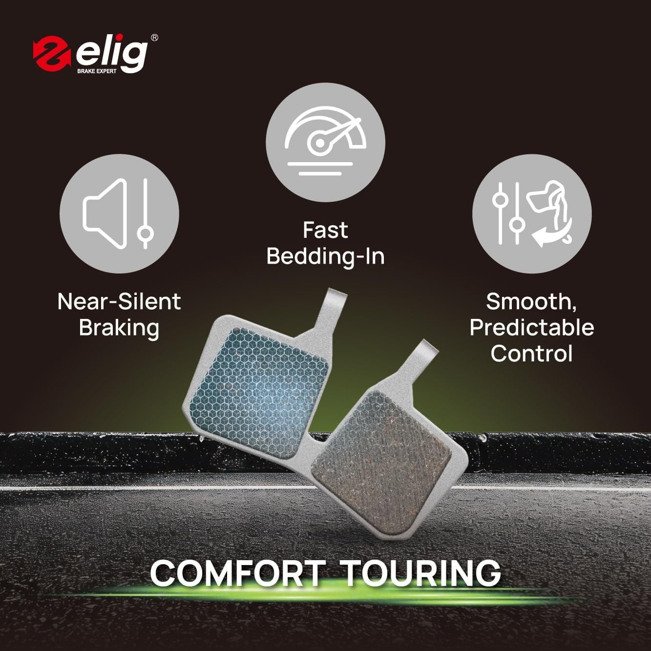 ELIG Bike Disc Brake Pads for Magura 4-Piston MT5, MT5 Pro, MT Trail Sport｜S-Ped