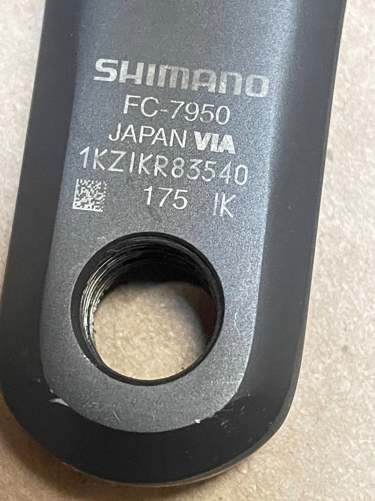 Shimano Dura Ace FC-7950 50-34t Double Crankset 175mm