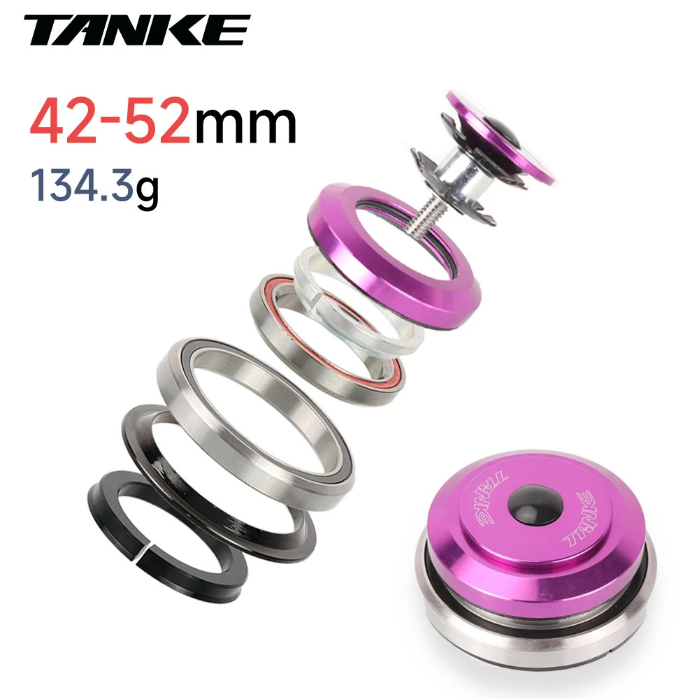 -MTB Mountain Bike Bowl Group, Aluminum Alloy Headset,Tapered Straight Fork Bear