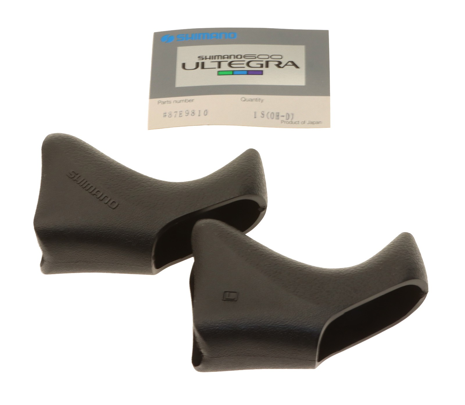 Shimano 600 Ultegra Brake Hoods Bracket Covers for BL-6401 Pair Black NEW NOS