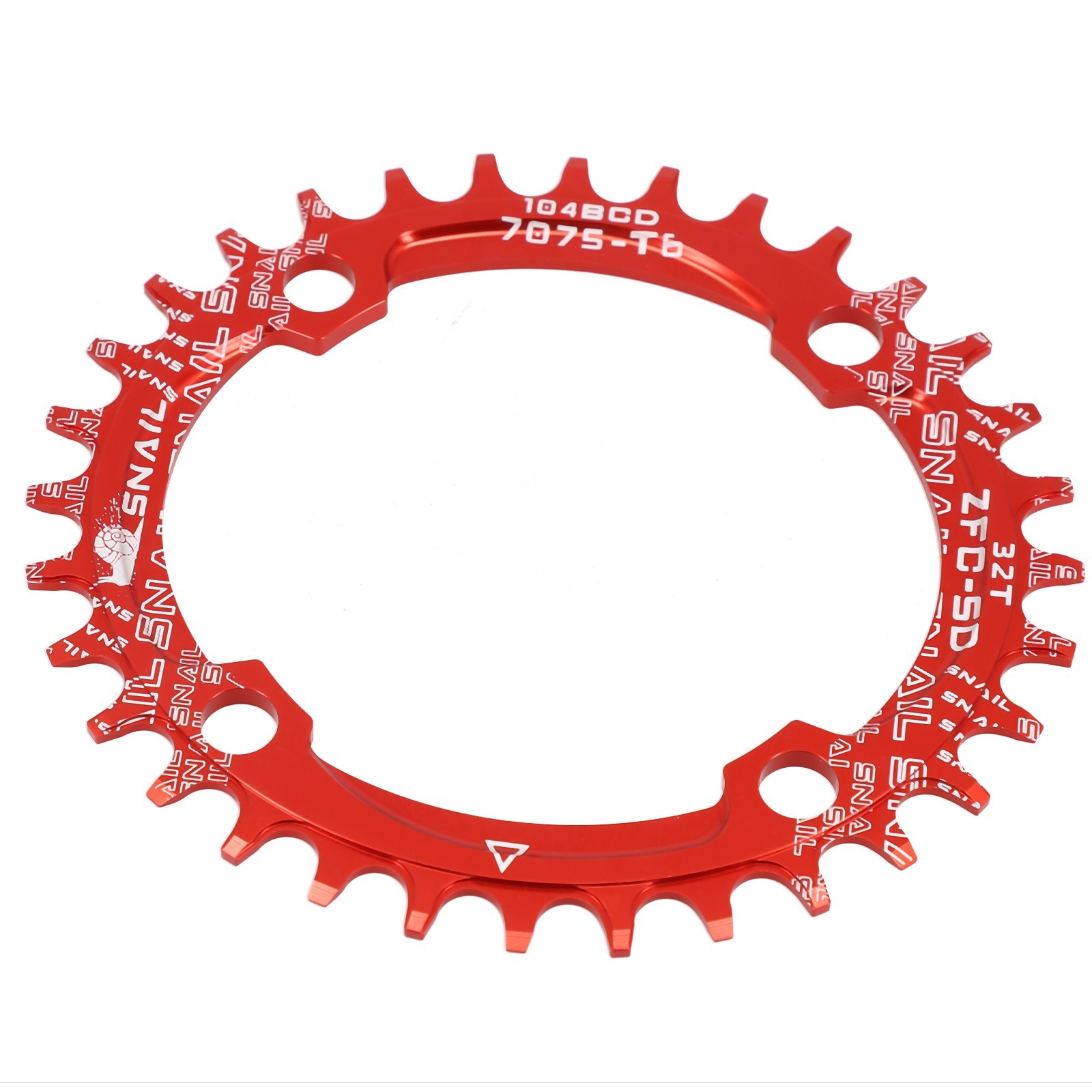 SNAIL Bearing Narrow Wide 1pc Bicycle Chainwheel Round Oval Disc Bike Cycling