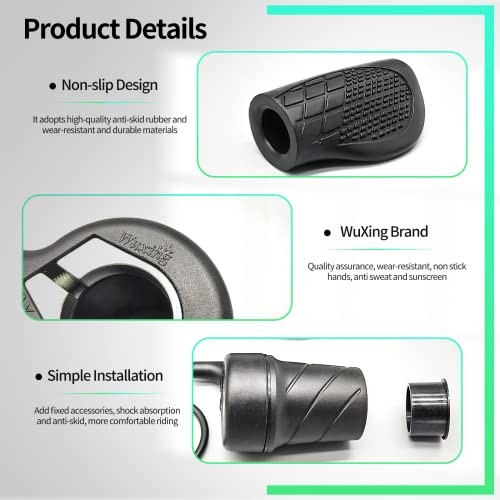 Ebike Half Twist Throttle Electric Bike Speed Throttle 24V 36V 48V 60V 72V
