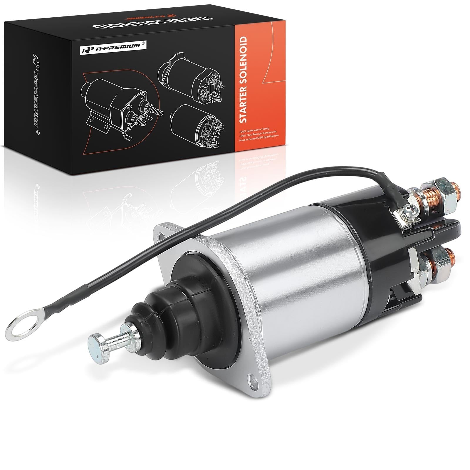 A-Premium Starter Solenoid Compatible with Freightliner – FC80 1999-2007, Arg…