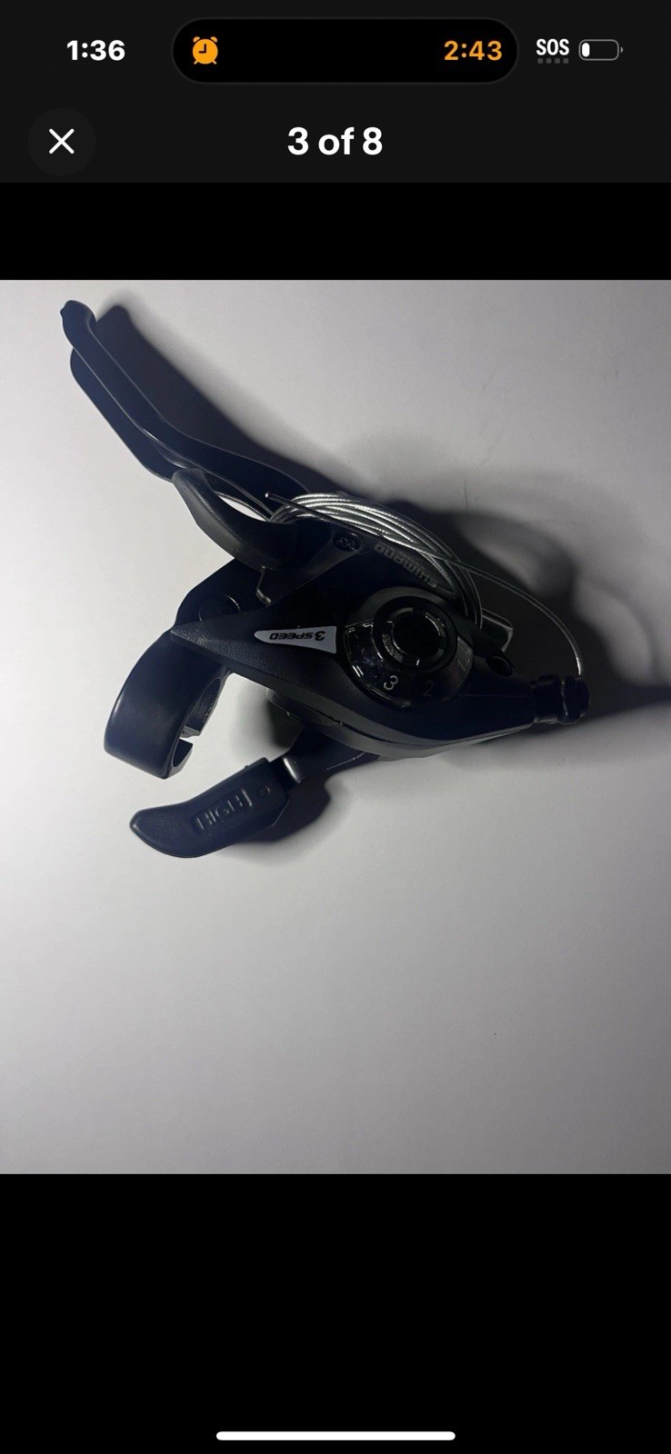 1pcs New bike shifters Shimano ST-EF51 7 speed single shifter Included