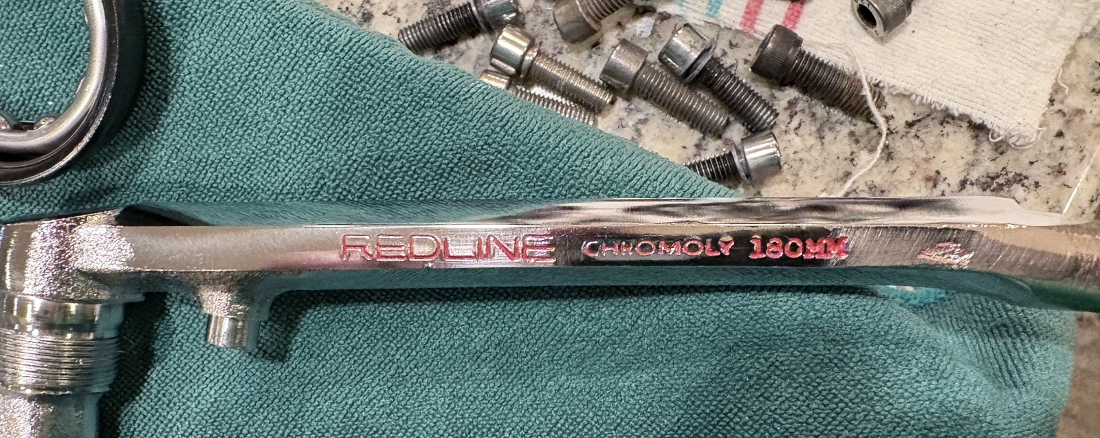 REDLINE OPC LATE 1980 OG CONDITION 180 mm BMX 1/2 in Pedals BB included