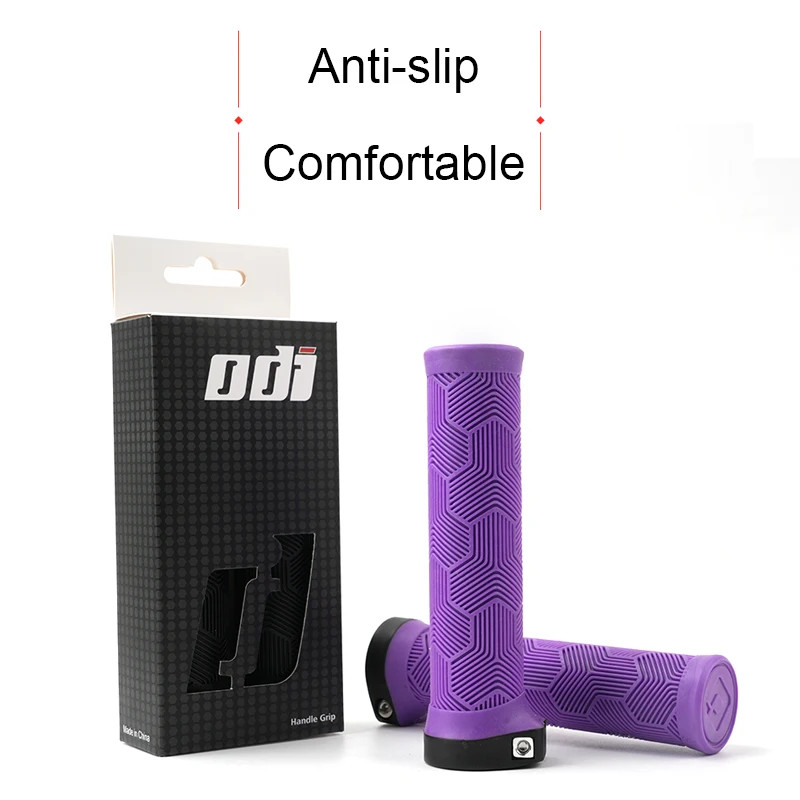 MTB Lock On Bike Grips 22.2MM Rubber Wing Shape Anti Slip Folding Handlebar