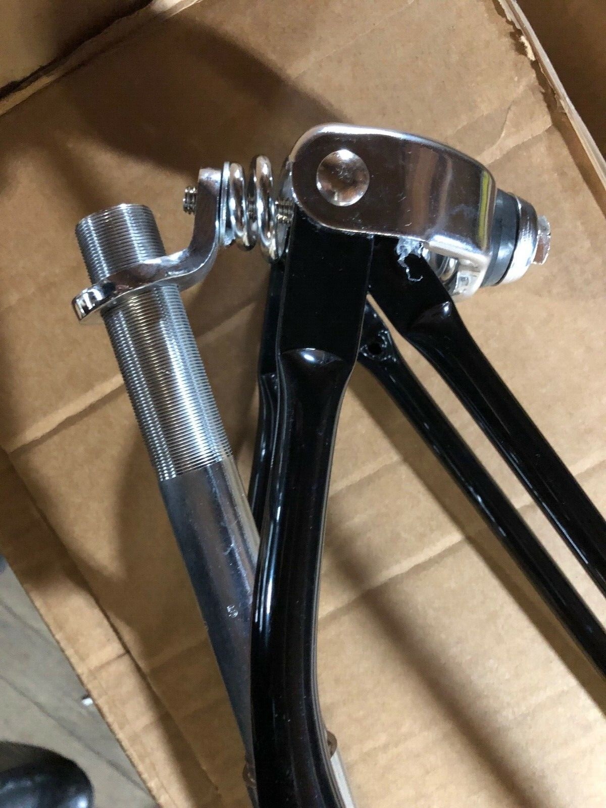 Springer Fork BICYCLE Schwinn BLACK & CHROME EXCELLENT bike fork for 26″ bikes