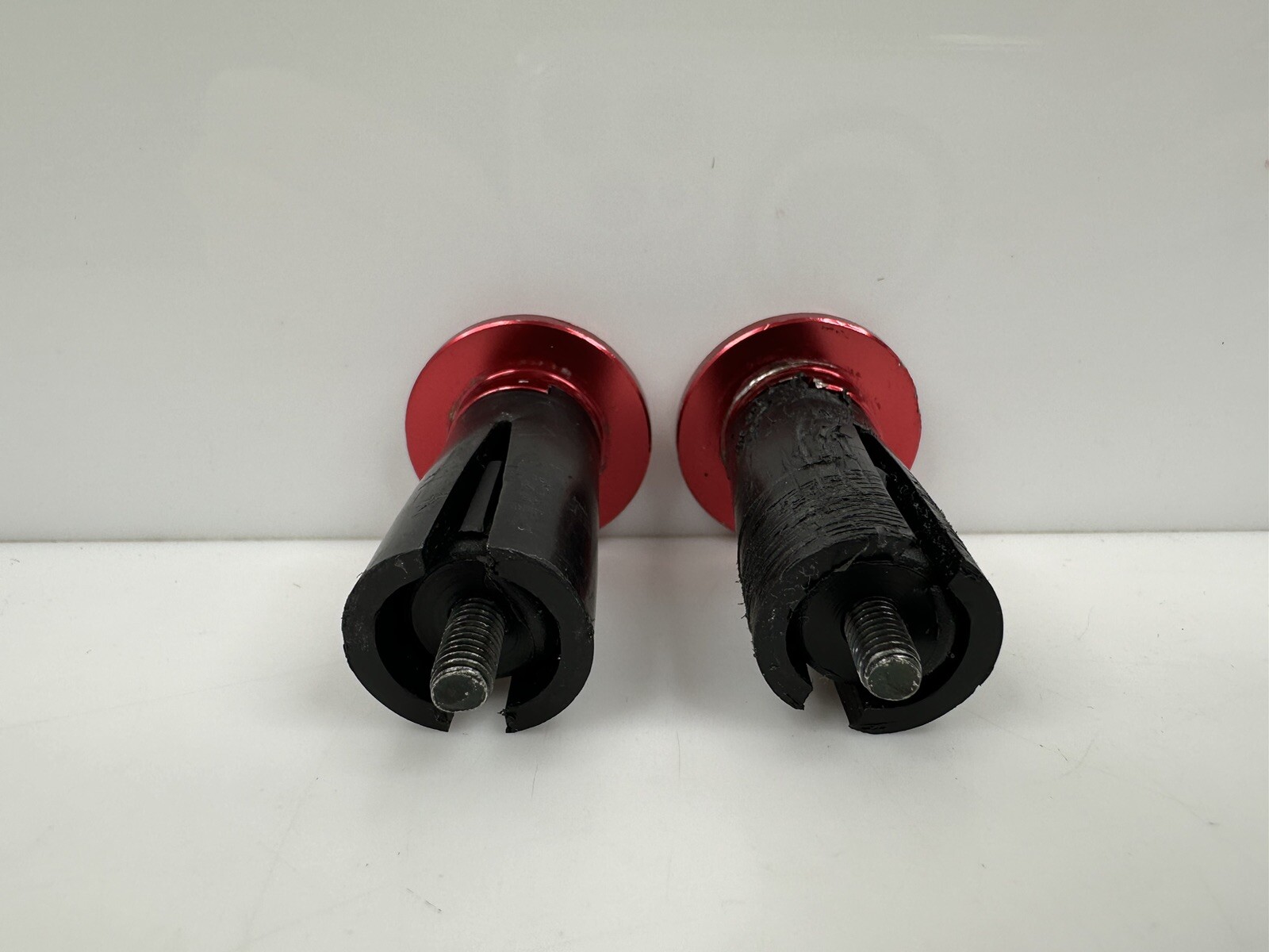 Stolen STLN BMX Handlebar Ends Red HTF