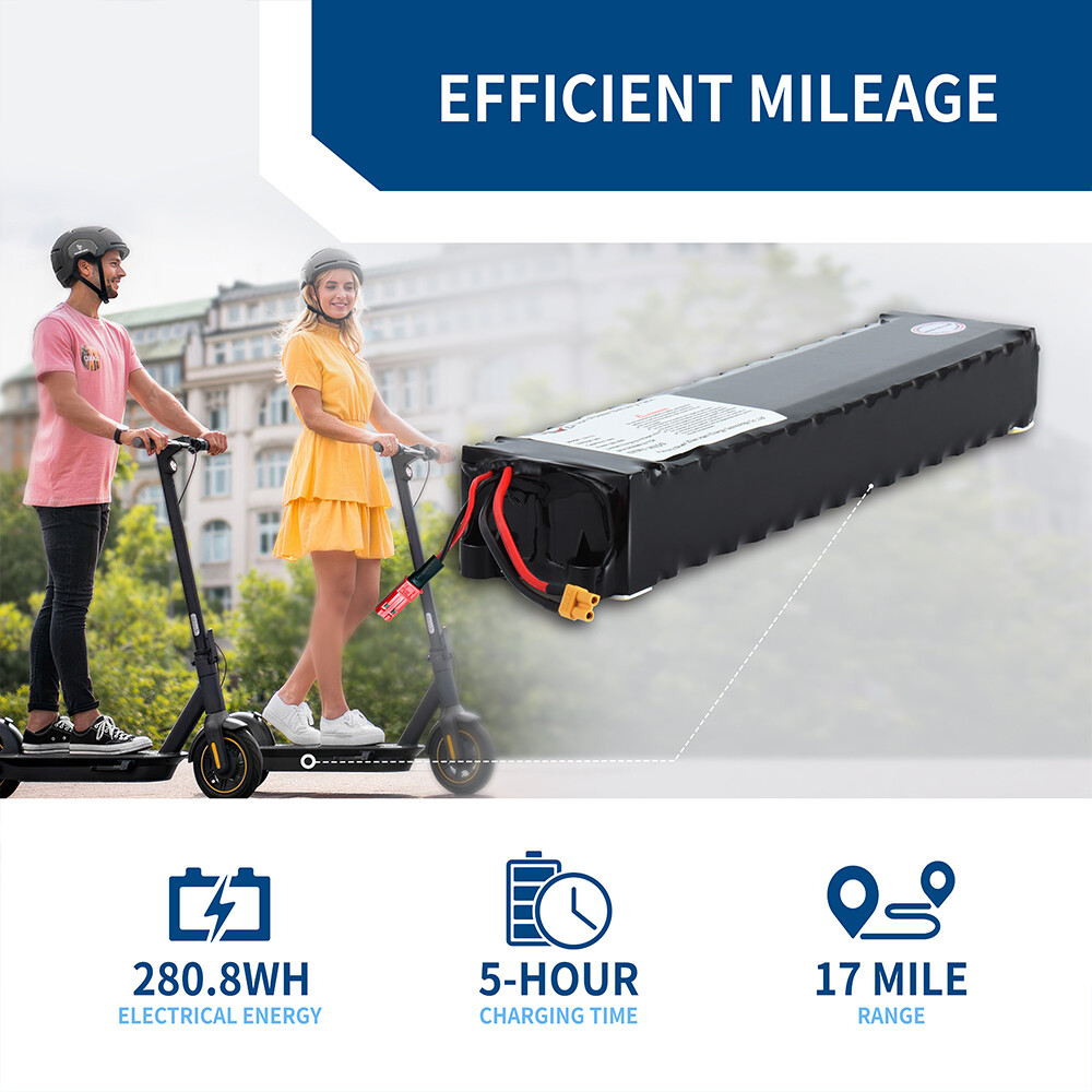 10S3P 36V 7800mAh Li-ion Battery For Electric Scooter Ebike Battery Replacement