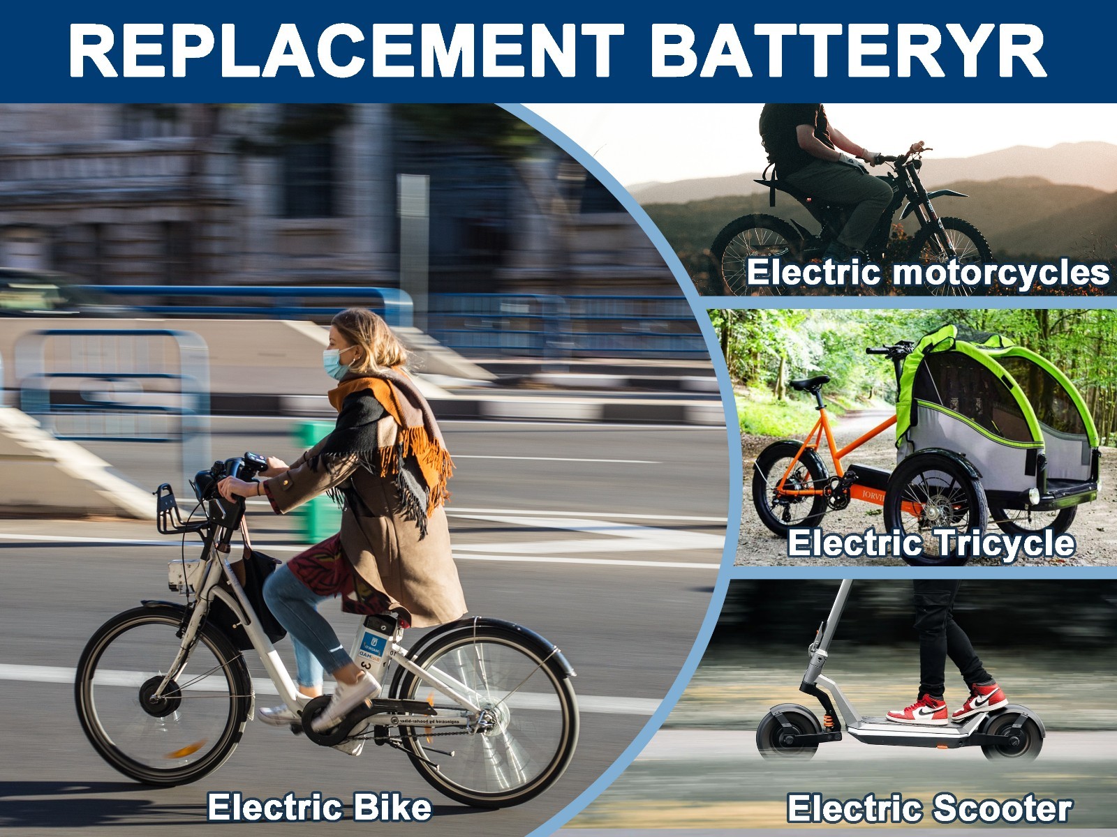 36V Ebike Li-ion Battery 36V 14Ah electric bicycle lithium battery 750W Motors