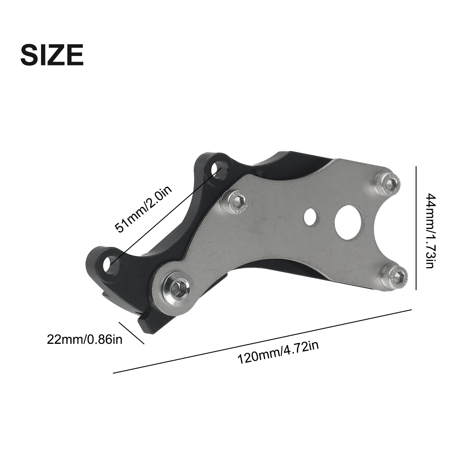 Bike Bicycle Frame Disc Brake Conversion Kit Disc Brake Adaptor Bracket Holder