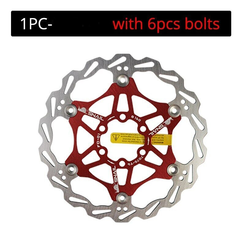 Bicycle Disc Brake Rotor MTB Bike Floating Rotors Heat Dissipation 160/180/203mm