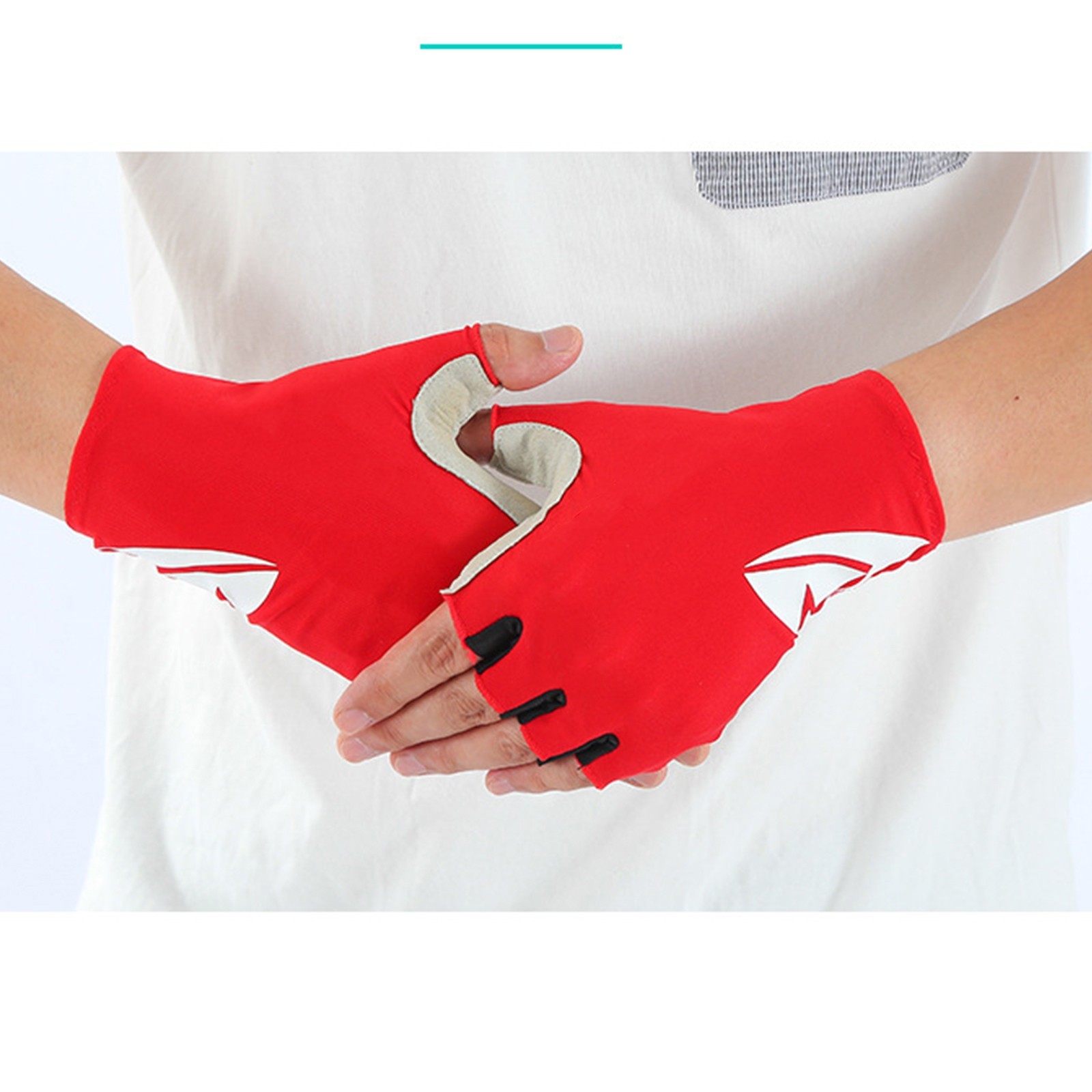 Polyester Breathable Workout Gloves for Men Women Size 7.5-11cm Adjustable