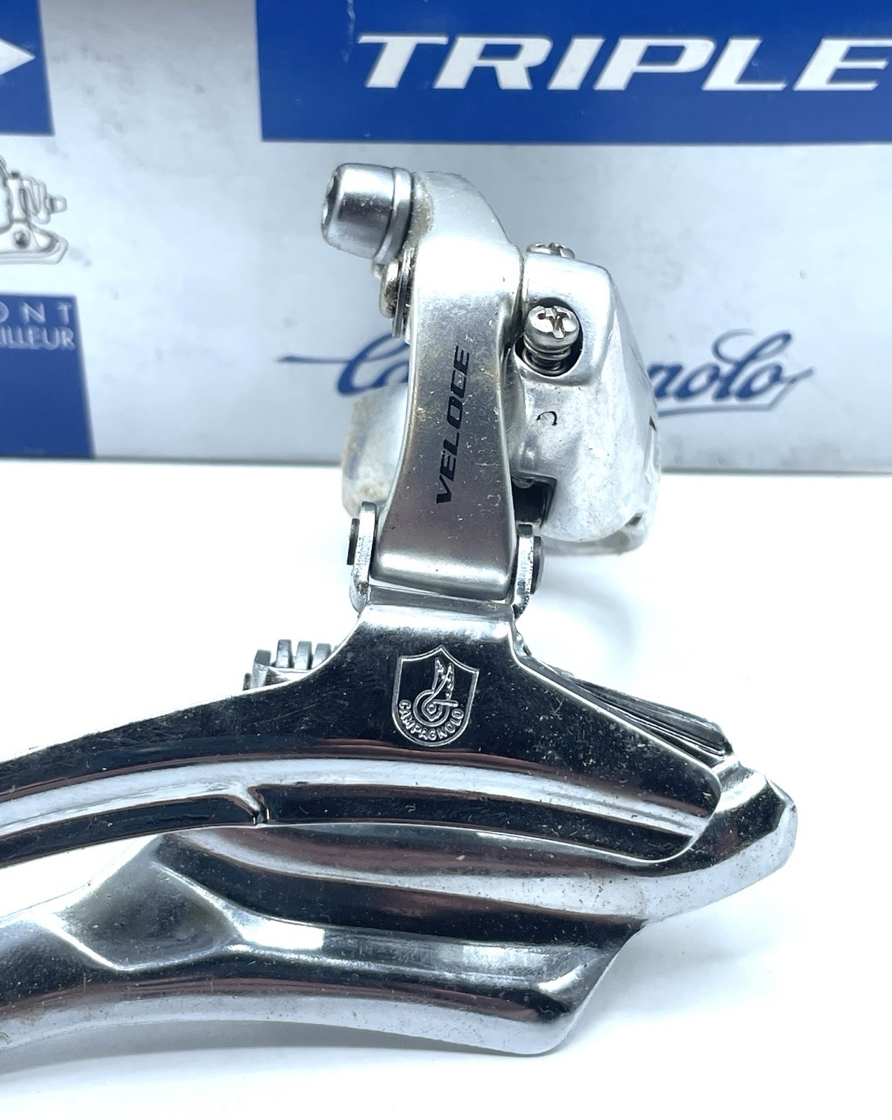 Campagnolo Veloce Triple Front Derailleur 32.0 Bottom Pull NOS Vintage Campy
