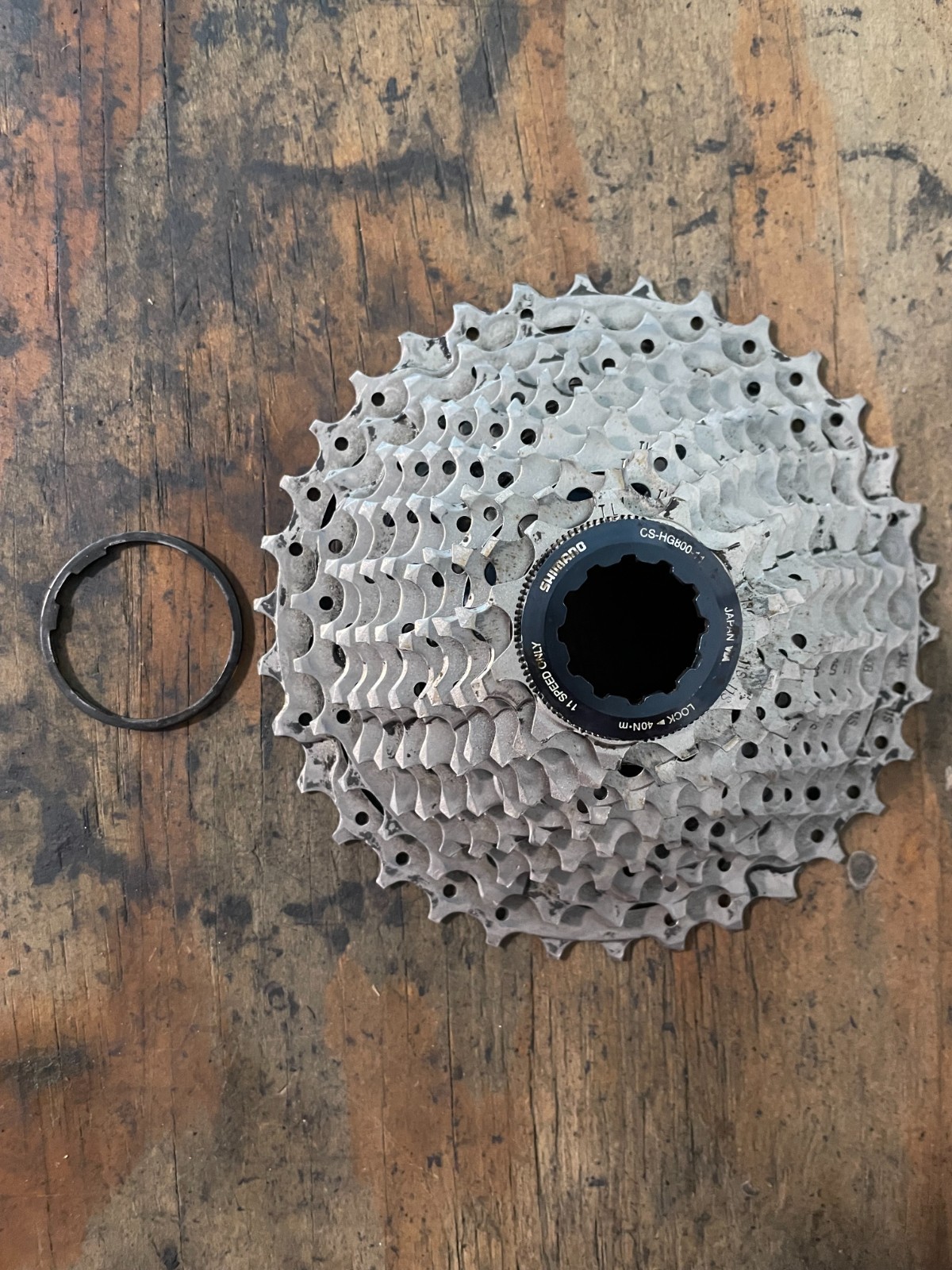 Shimano CS-HG800-11 Cassette 11 Speed 11-34T HG Driver Road CX Gravel