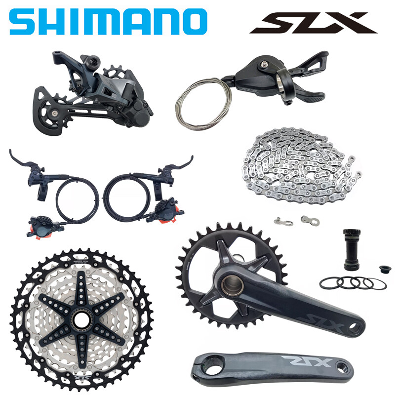 SHIMANO SLX M7100/M7120 1×12 12-Speed MTB Groupset 51T Caseette 170/175mm 32/34T