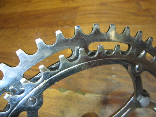 VINTAGE NERVAR 170L 51/44T COTTER PINED CRANK SET 9/16″