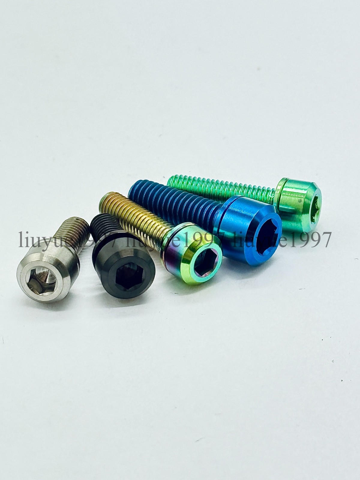 Titanium Bolt M5/M6x14 16 18 20 30mm Hex Screw For Bike Stem Bolt With Washer