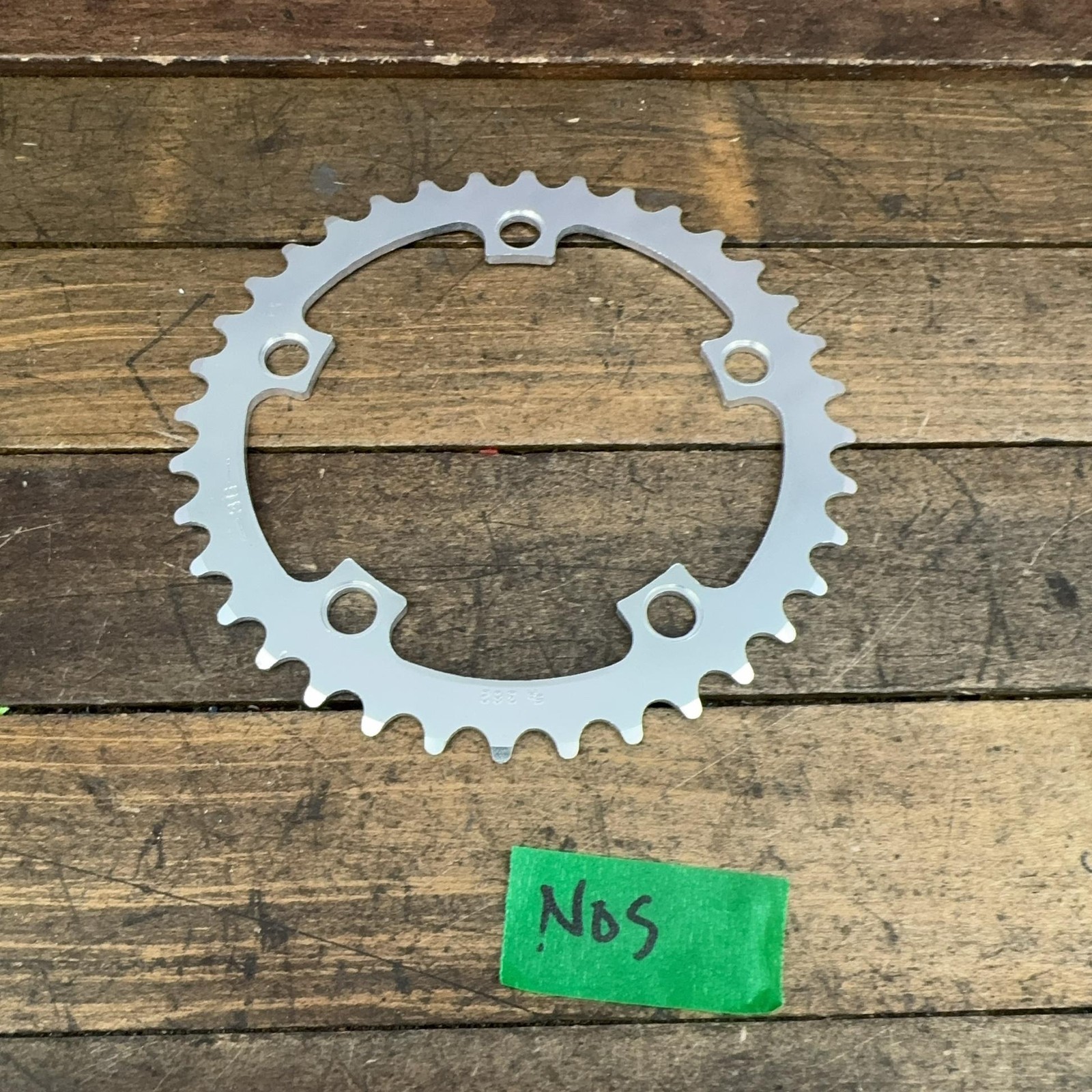 Vintage SR 36T Chainring NOS 110 BCD 5-Arm Silver MTB Bike 36 Tooth NOS