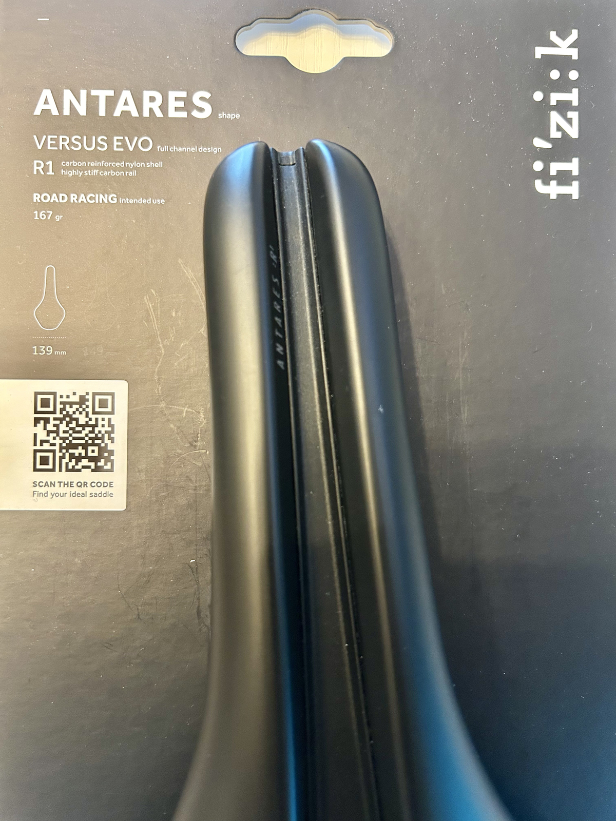 Fizik Antares R1 Versus EVO 139mm Carbon Rail