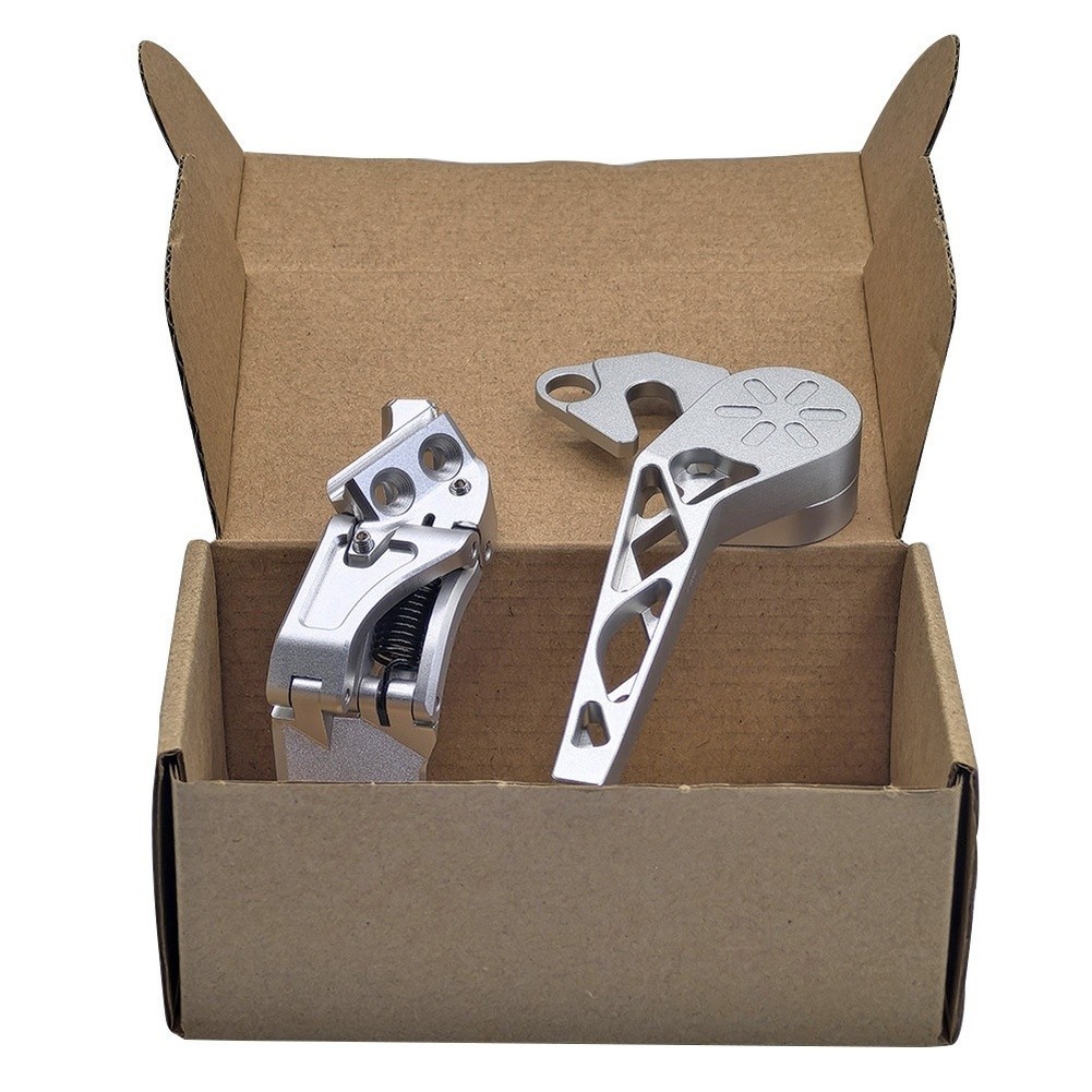 Black or Silver Aluminum Chain Tensioner for Brompton PLine 5/6/7 Speed
