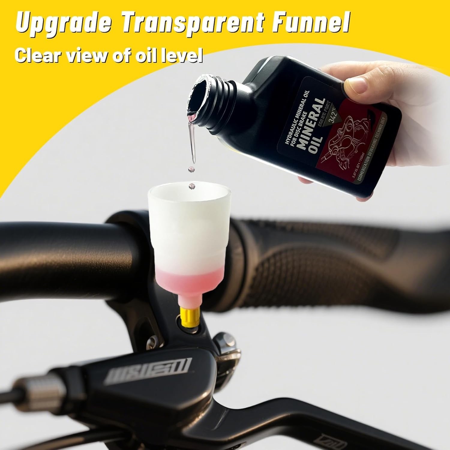 Bicycle Hydraulic Including 150ML Mineral Oil for Shimano,TEKTRO, TRP Hydraul…