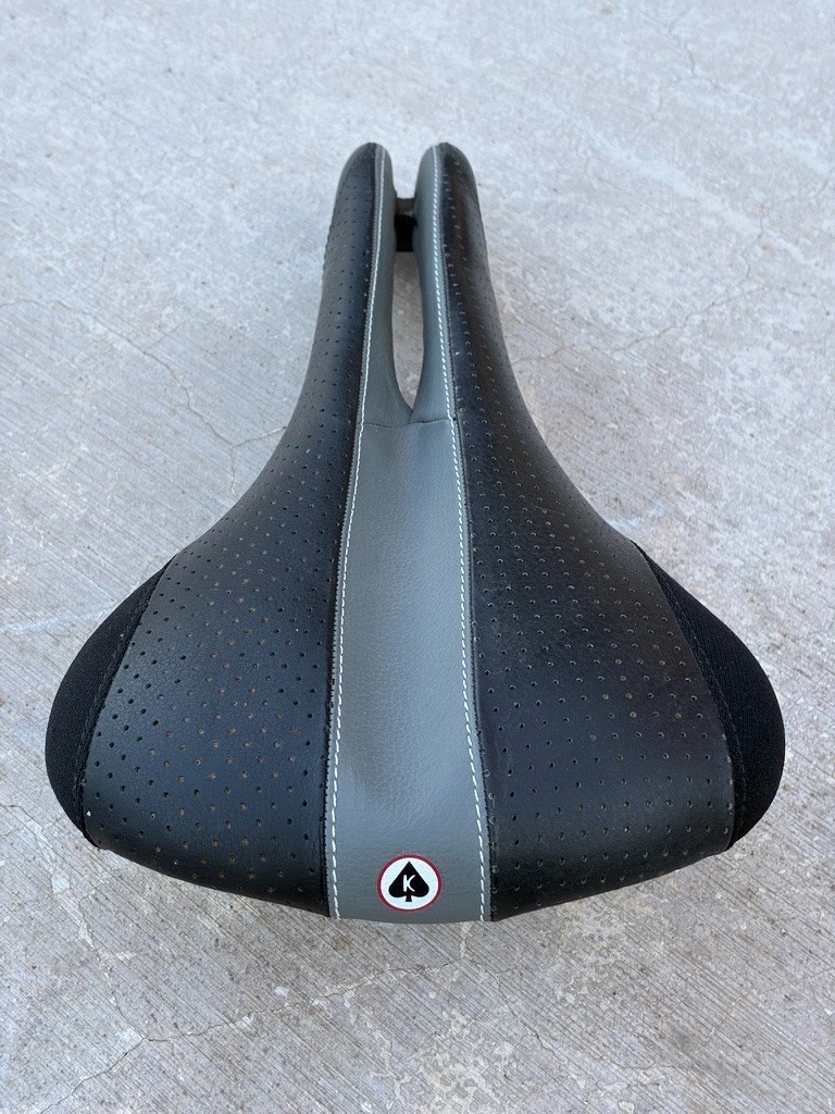 NOS Koobi Au Enduro Ace of Spades Saddle | Manganese Rails / Made in Italy