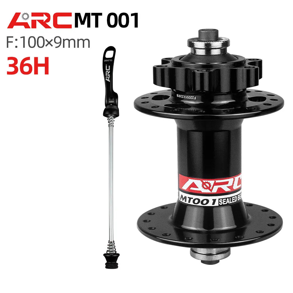 MT001 MTB Mountain Bike Hub 32 36 Holes 9X100 Front 10X135 Rear QR Axle 6 Bolt D