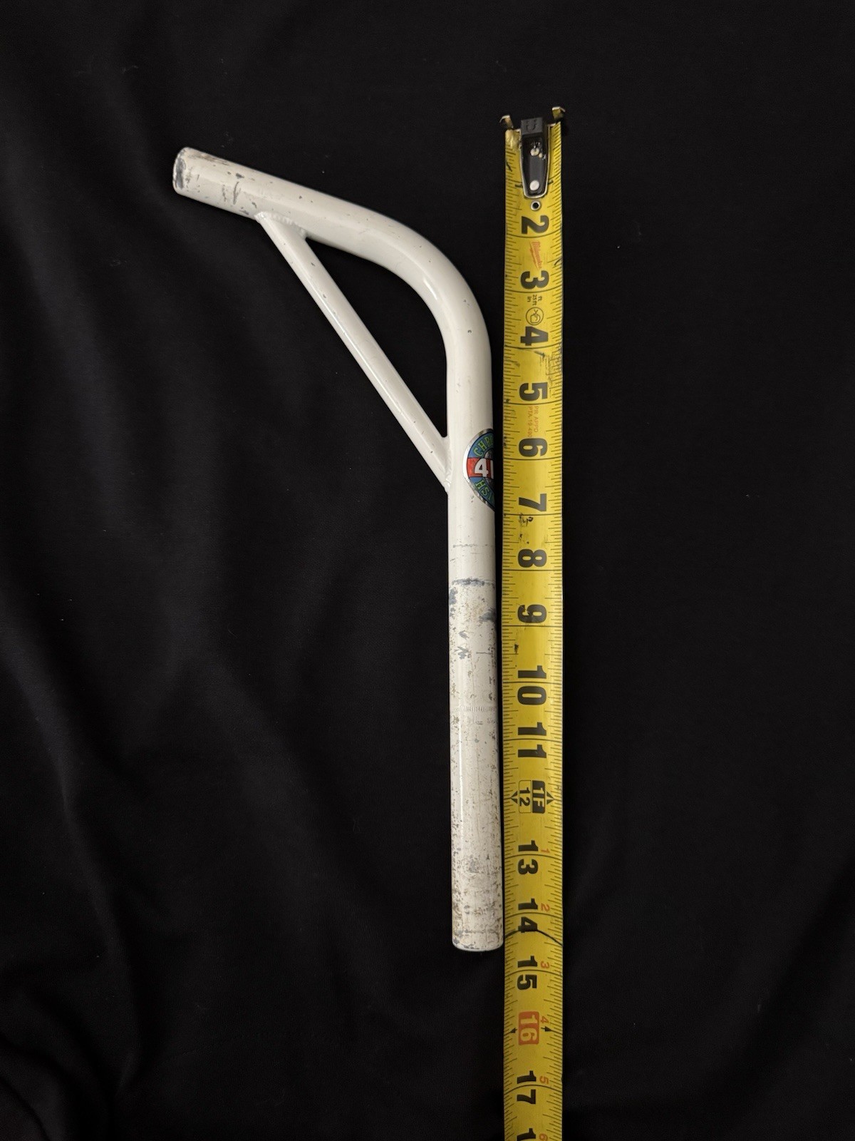 Stamped Hisn Lung BMX braced seatpost 22.2mm x 15in Universal fit MPN 22.2 x 15”