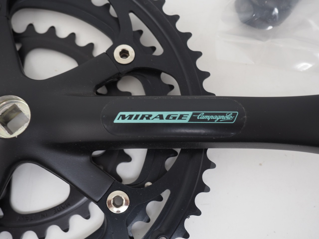 NOS Campagnolo Mirage 9 Speed Alloy Crankset 170mm 52/42/30 Square Taper