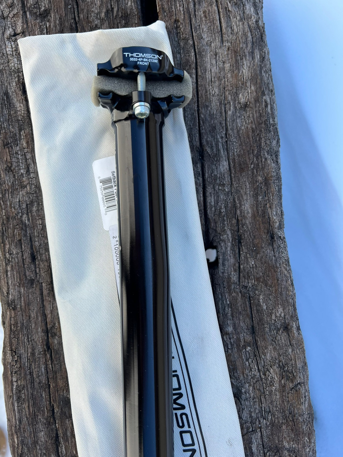 Thomson Elite Seatpost 30.9mm / 367mm / 16mm offset Road Mountain Gravel Black