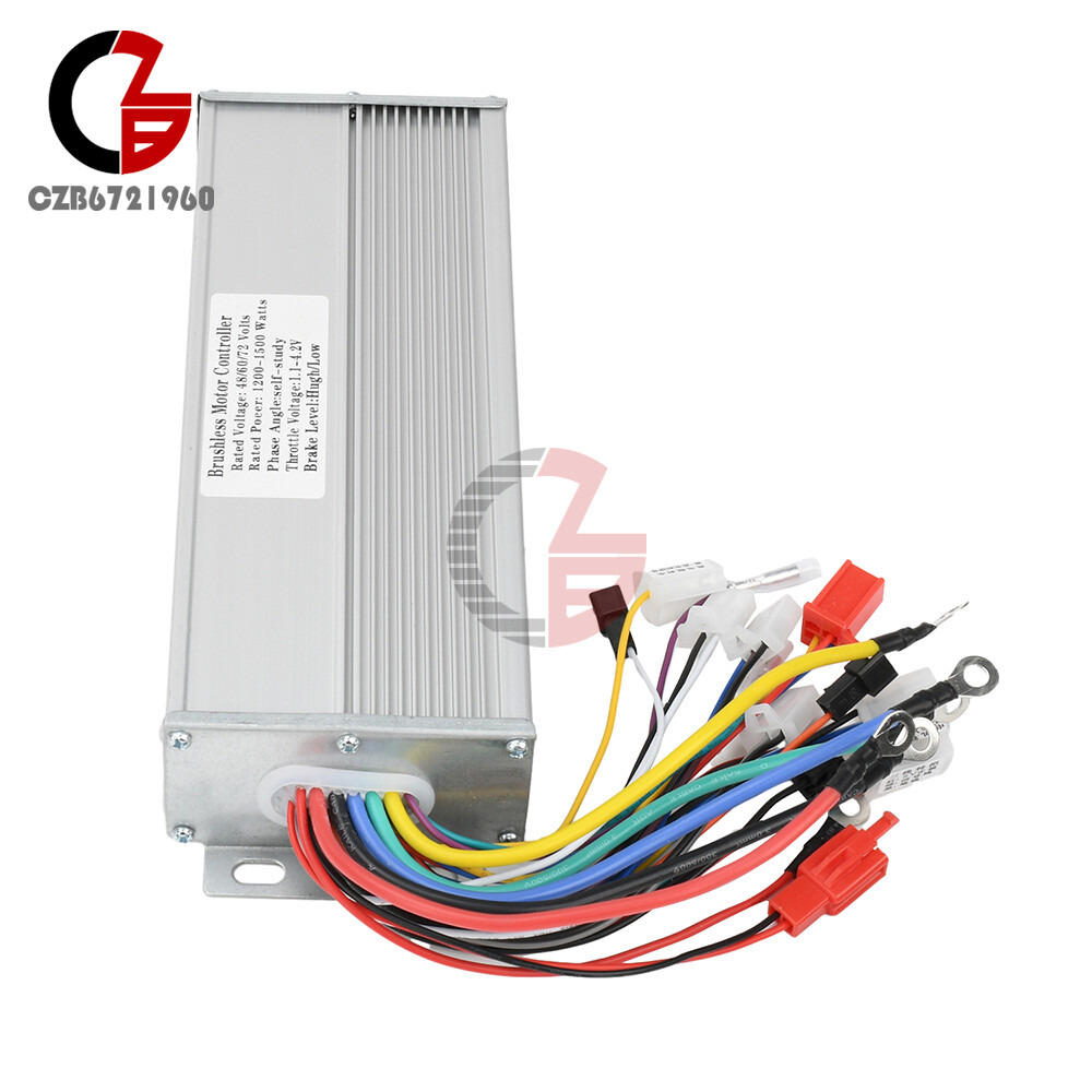 Brushless Controller 36V48V60V64V72V 350W 500W-1500W 5000W for Electric Bicycle