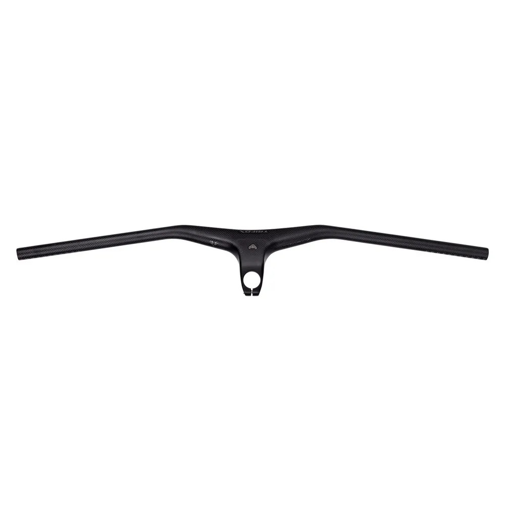 Angle-17° MTB Bicycle One-shaped Integrated Handlebar Stem 3K Matte 600-800mm