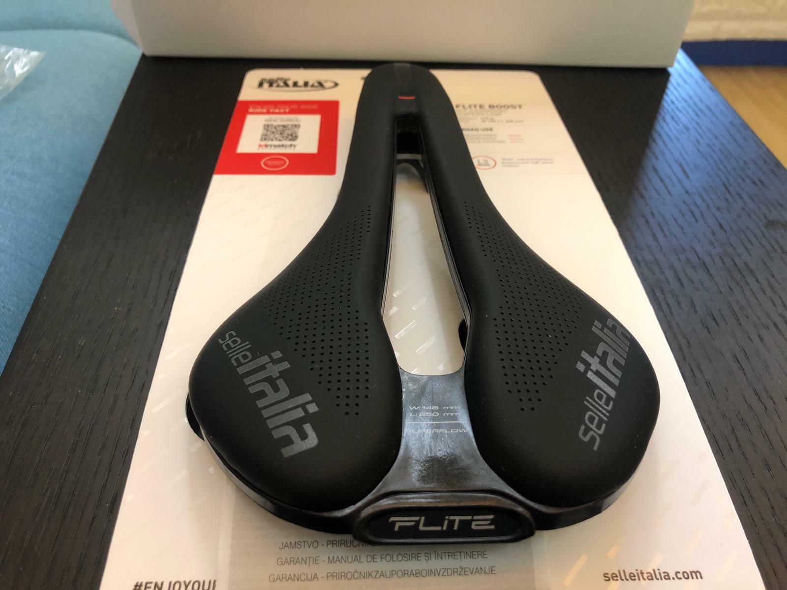 Selle Italia Flite Boost Kit Carbon Superflow L3 145×248 mm Carbon Rail Saddle