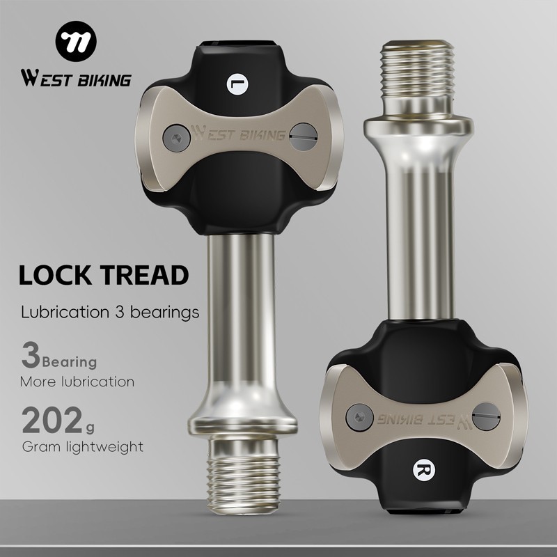 Cycling Road Bike Lock Pedals 3 Bearing for SPEEDPLAY Bicycle Clipless Pedals