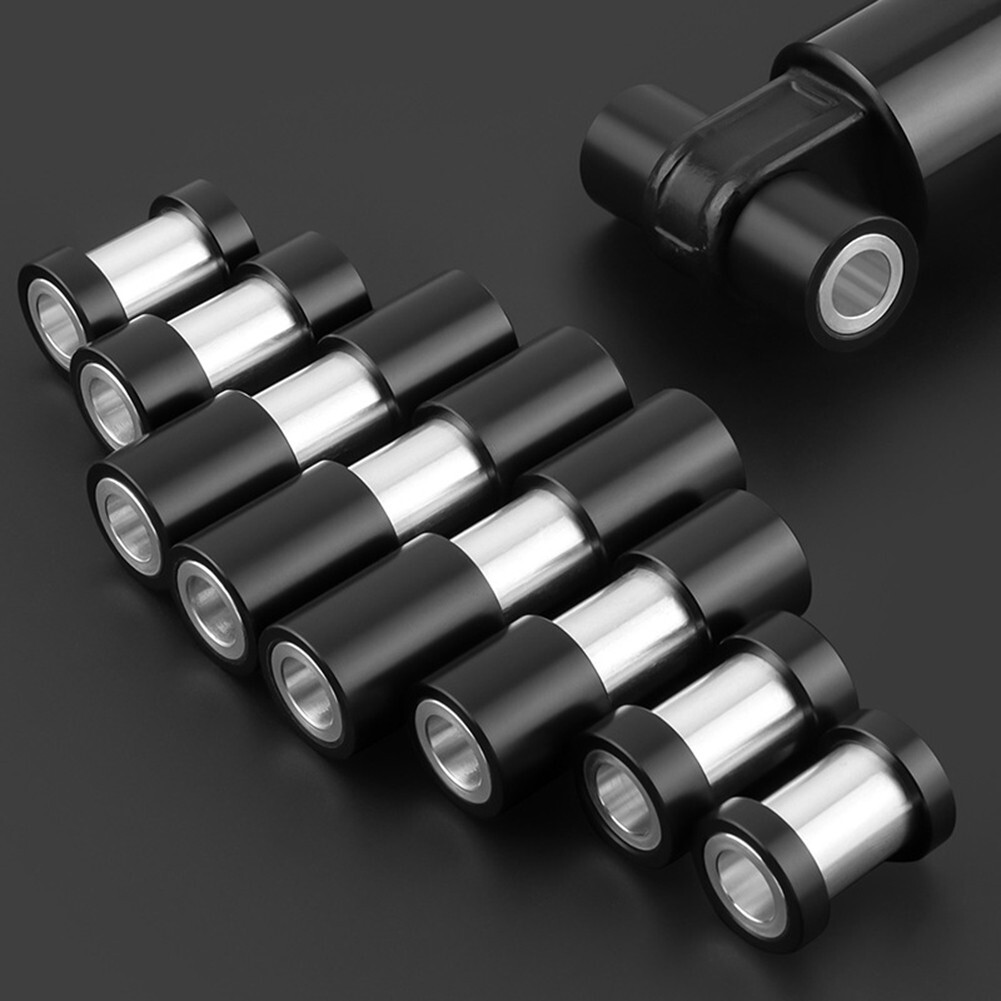 2pcs MTB Bicycle Rear Shock Bushings Aluminum Alloy with Spacers