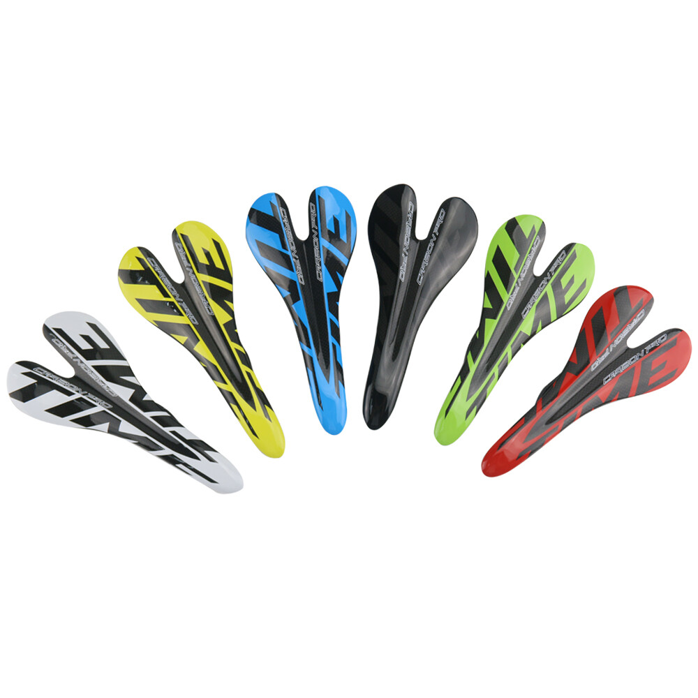 Carbon Bicycle Saddle Ultralight MTB Road 95g NESS Racing Seat Glossy 270*130mm