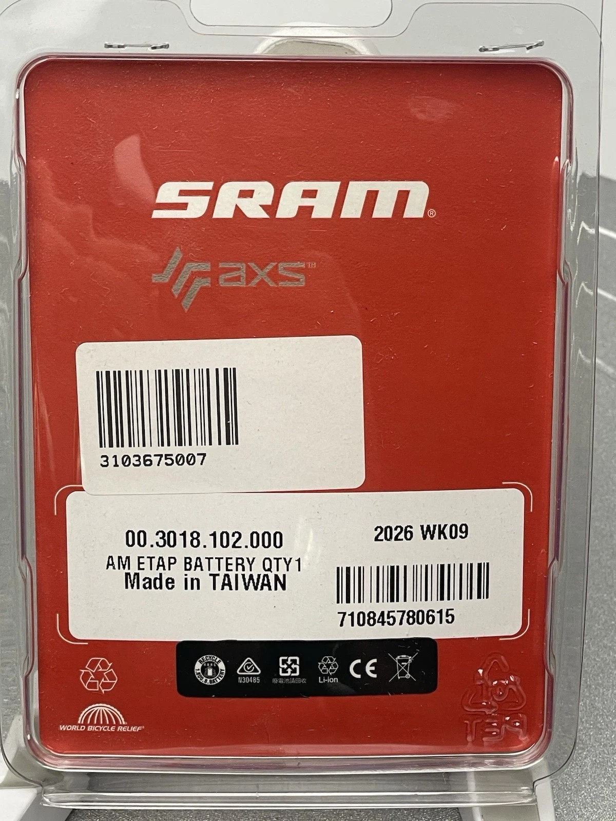 SRAM eTap and eTap AXS Battery (00.3018.102.000) New