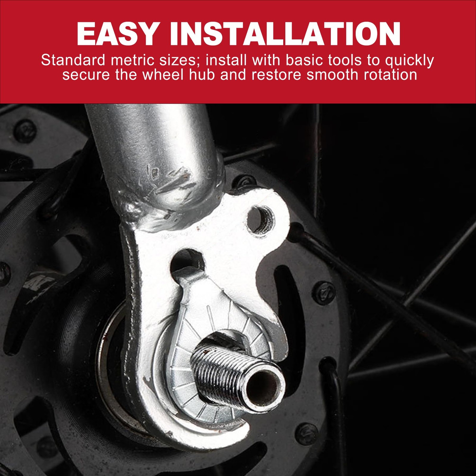 24 Pack M8 M9.5 M10 Bike Axle Nut Washer Kit Universal Bicycle Hardware Set