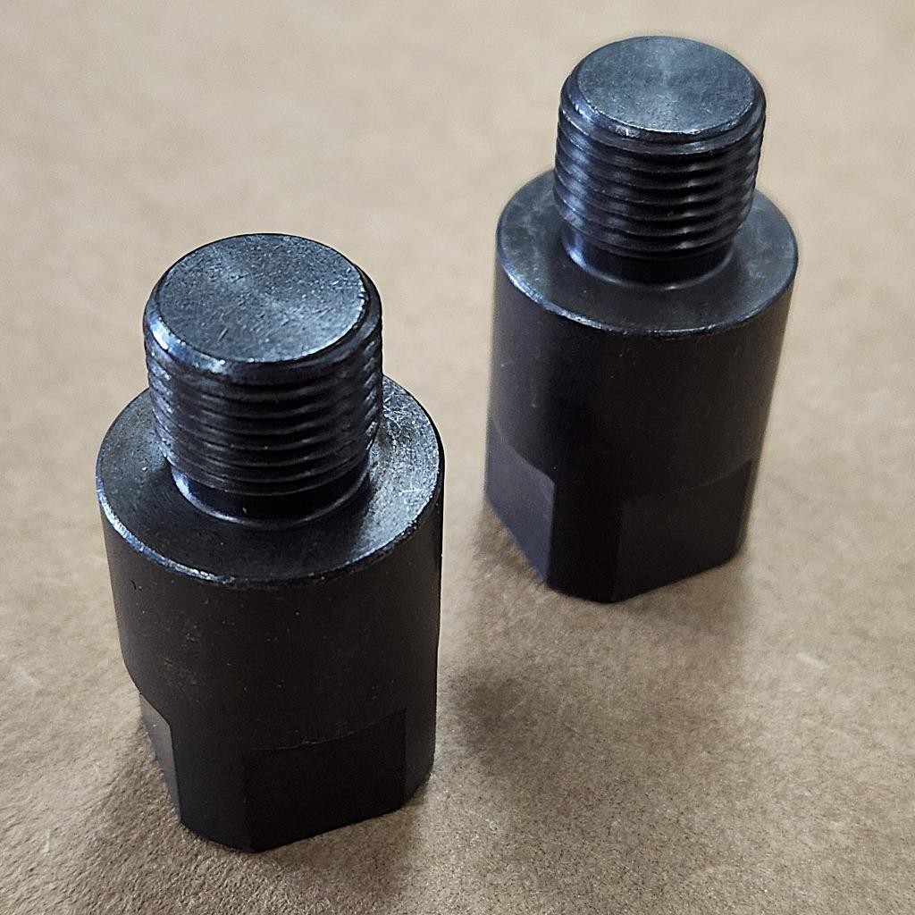 Sunlite Bicycle Pedal Extenders 9/16″ 27.5mm long NO PACKAGE