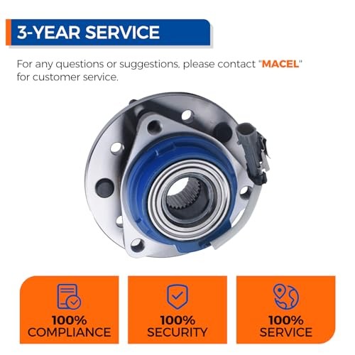 Pair 513137 Front Wheel Hub and Bearing Assembly Compatible with 2004-2005